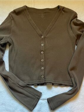 Brandy Melville Brown Long Sleeve